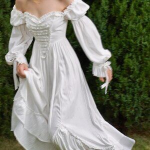 LaceMade- Fallen Angels Corset Dress- XS White